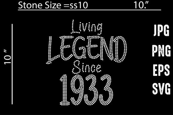 Download Living Legend Since 1933 Rhinestone - 1933 Collection
