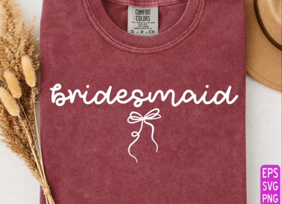Download Coquette Bridesmaid PNG, Bride Shirt PNG - Bridesmaid Collection