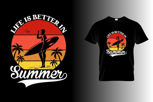 Download Summer T-shirt Design, Beach Svg Design - Premium Bundle