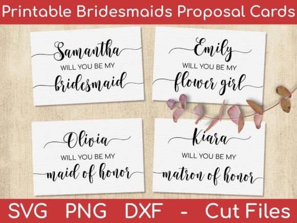 Download Bridesmaid Proposal Cards Maid of Honor - Bridesmaid Collection