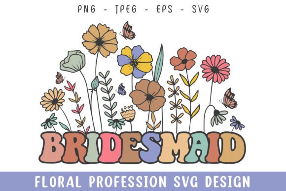 Download Floral Bridesmaid Vintage Professional - Bridesmaid Collection