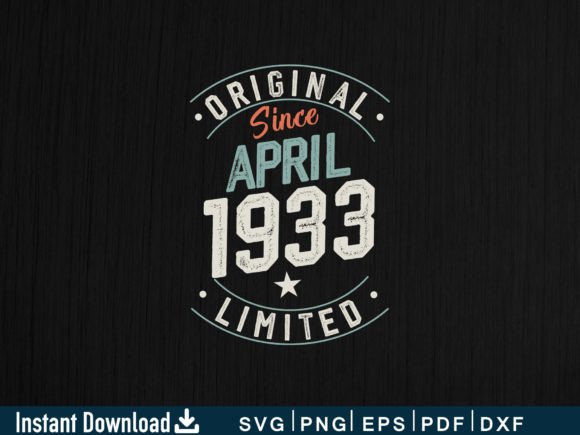 Download April 1933 Gifts 91st Birthday Gift - 1933 Collection
